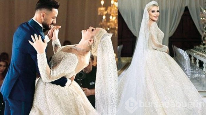 Düğünde dekolteler yarıştı!