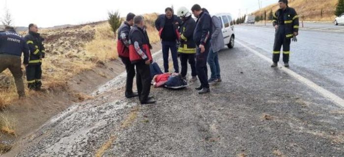 Adıyaman'da yolcu minibüsü devrildi!