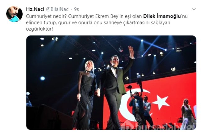 Dilek İmamoğlu'nun 29 Ekim kıyafeti sosyal medyayı karıştırdı!