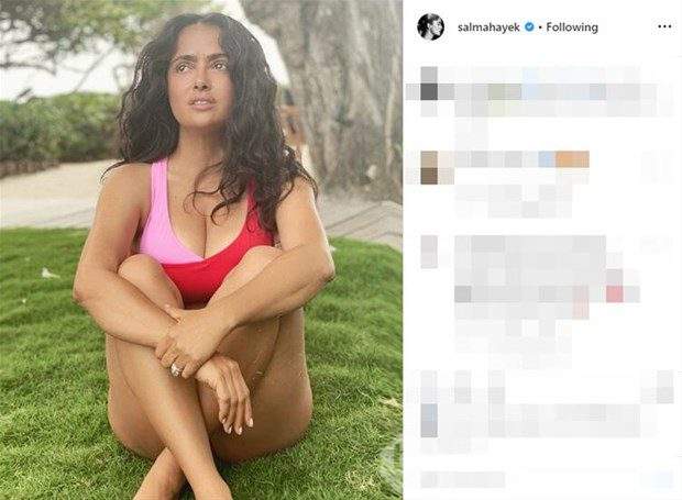 Salma Hayek "Pardon, yanlış fotoğraf paylaştım!"