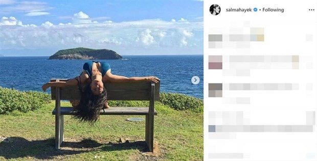 Salma Hayek "Pardon, yanlış fotoğraf paylaştım!"