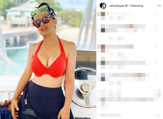 Salma Hayek "Pardon, yanlış fotoğraf paylaştım!"