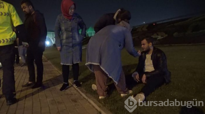 Bursa'da kaza yapan sürücü 'babamı çağırmayın' dedi!