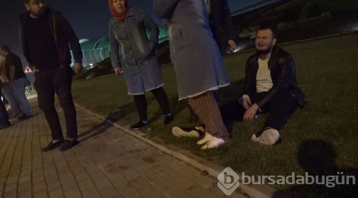 Bursa'da kaza yapan sürücü 'babamı çağırmayın' dedi!