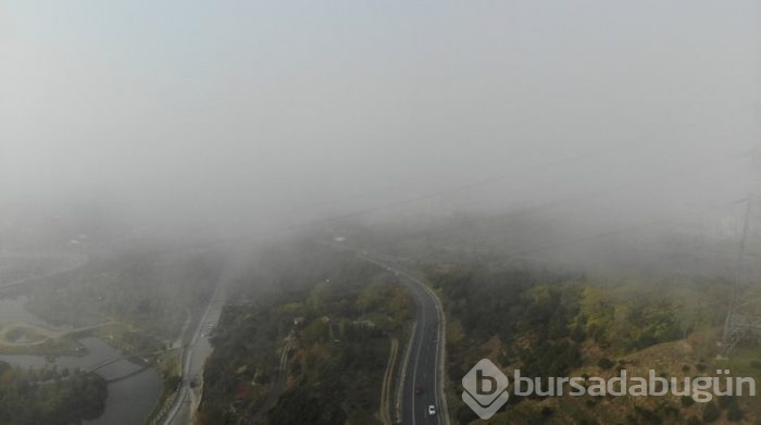 İstanbul'a sis çöktü! Kartpostallık görüntüler oluştu