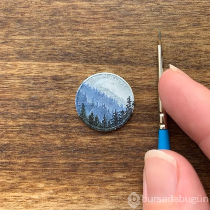 Bozuk paralar sanat eserine döndü