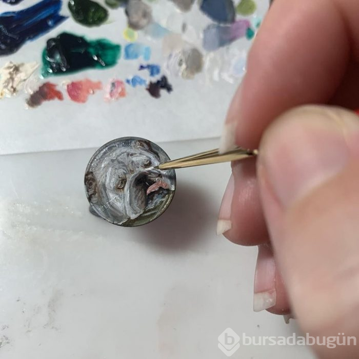Bozuk paralar sanat eserine döndü