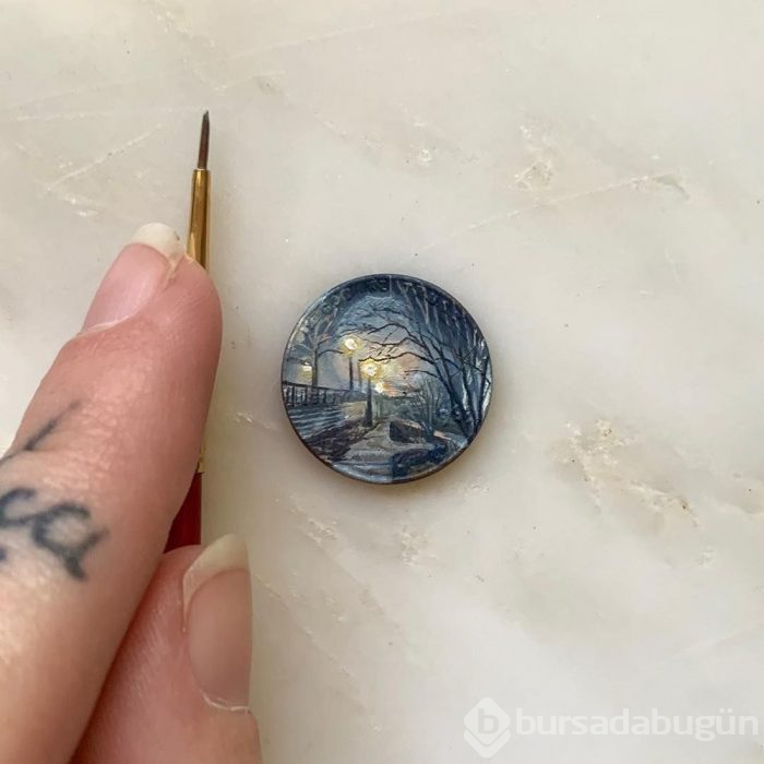 Bozuk paralar sanat eserine döndü