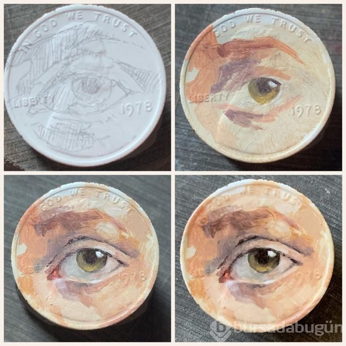 Bozuk paralar sanat eserine döndü