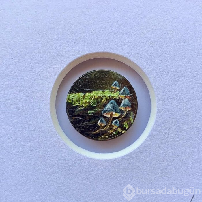 Bozuk paralar sanat eserine döndü