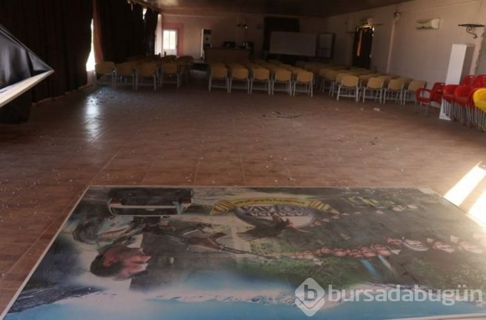 PKK/YPG'nin karargahlarında dikkat çeken detay!
