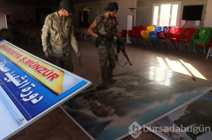 PKK/YPG'nin karargahlarında dikkat çeken detay!
