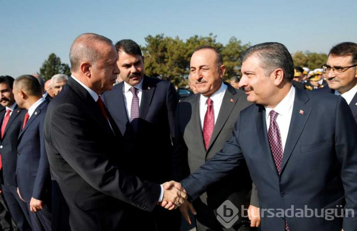 Cumhurbaşkanı Erdoğan, Cumhuriyet Bayramı'nda Anıtkabir'i ziyaret etti