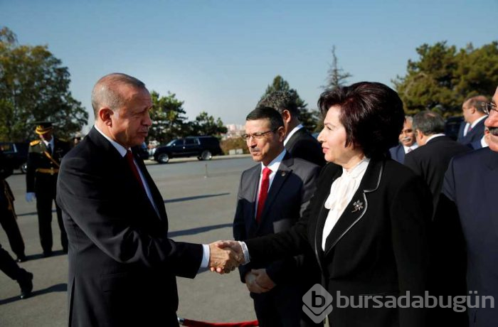 Cumhurbaşkanı Erdoğan, Cumhuriyet Bayramı'nda Anıtkabir'i ziyaret etti