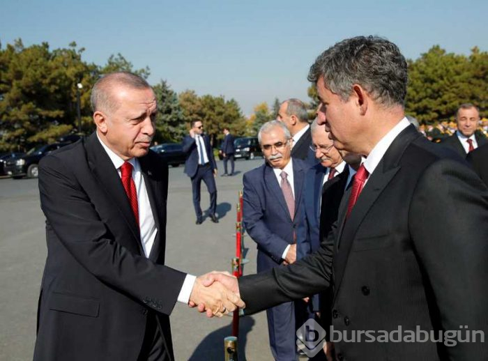Cumhurbaşkanı Erdoğan, Cumhuriyet Bayramı'nda Anıtkabir'i ziyaret etti