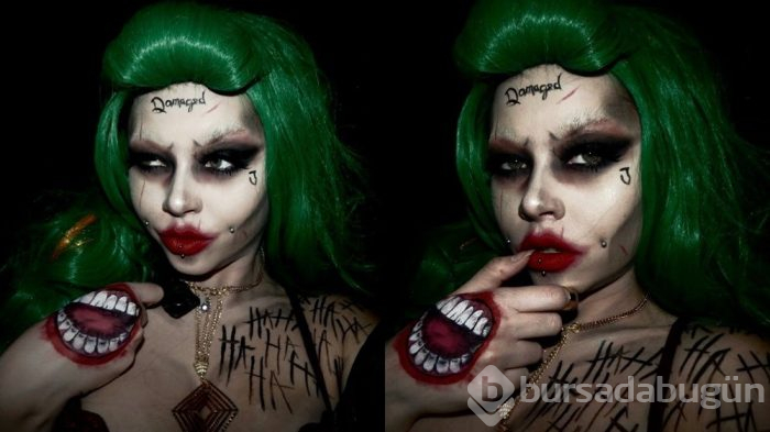 Sosyal medyada yeni akım: Joker makyajı! (Cadılar Bayramı)

