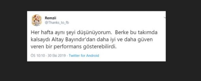 Altay Bayındır'ın hatası!