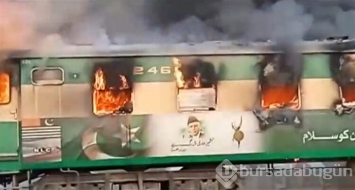 Tren yangınında çok fazla ölü var!
