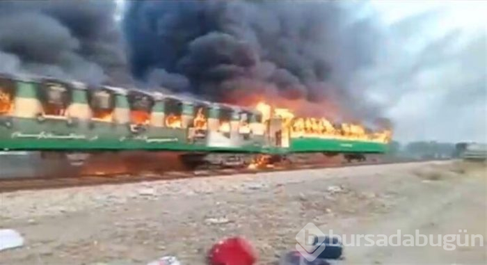 Tren yangınında çok fazla ölü var!
