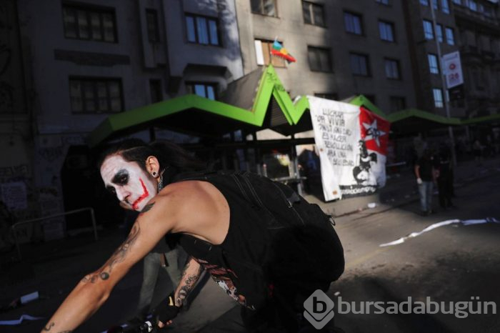 Eylem için  'Joker' sokağa çıktı!