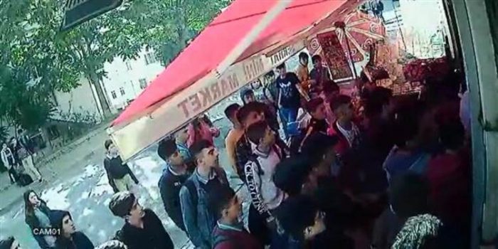 Marketi savaş alanına döndürdüler!