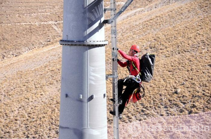 Teleferikte kurtarma tatbikatı!