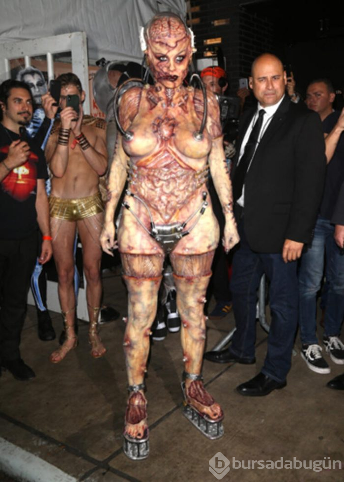 Cadılar Bayramına son noktayı Heidi Klum koydu