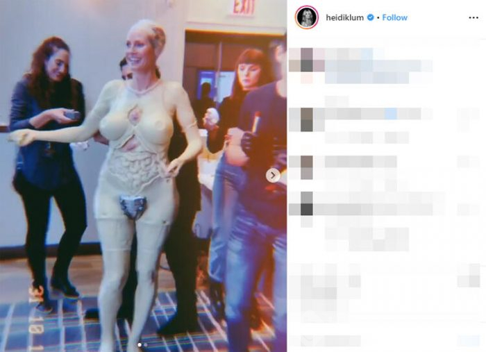 Cadılar Bayramına son noktayı Heidi Klum koydu