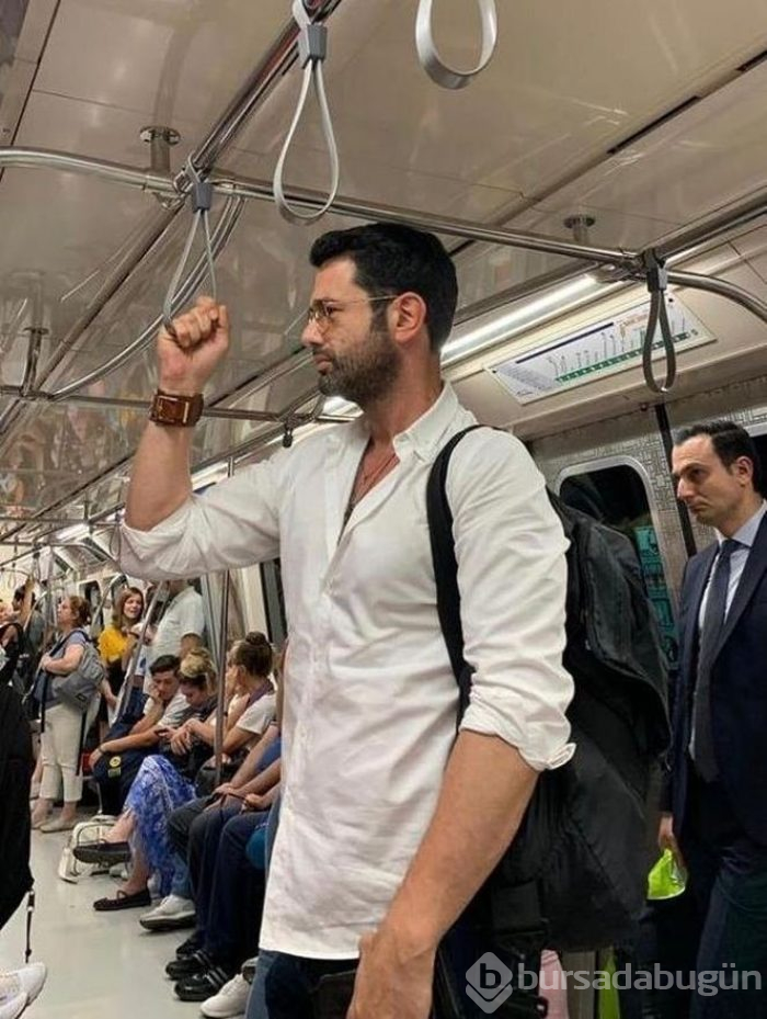 Toplu taşımaya binen ünlüler