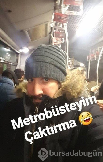 Toplu taşımaya binen ünlüler