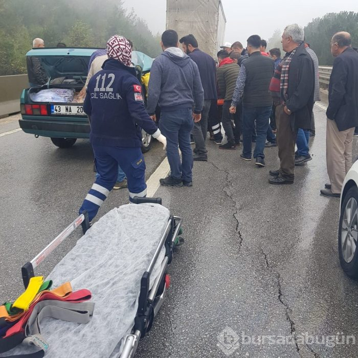 Bursa'da 16 araç kaza yaptı! 6 yaralı...