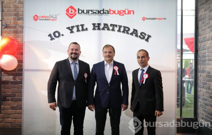 Bursada Bugün 10. yaşını görkemli lansmanla kutladı