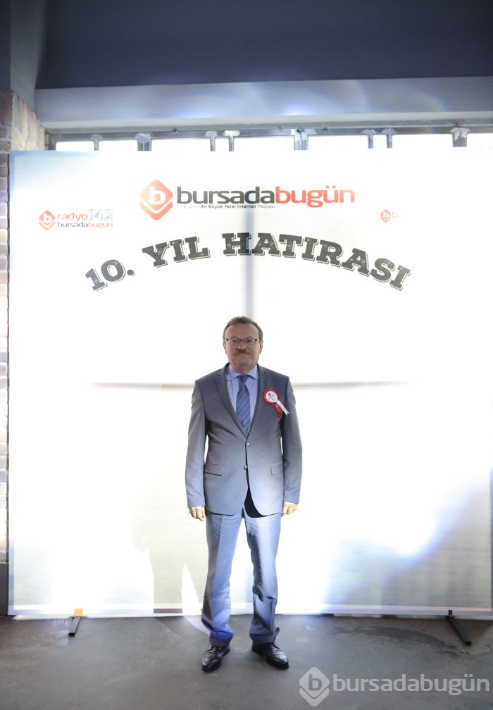 Bursada Bugün 10. yaşını görkemli lansmanla kutladı