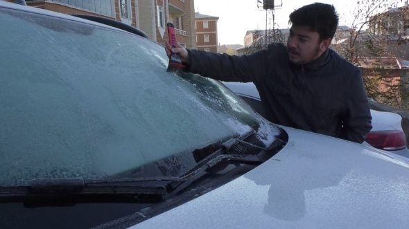 Kars'a kış bu sene erken geldi
