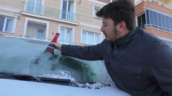 Kars'a kış bu sene erken geldi