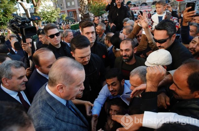Cumhurbaşkanı Erdoğan'a Şanlıurfa'da sevgi seli!