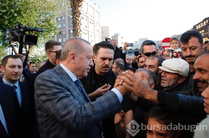 Cumhurbaşkanı Erdoğan'a Şanlıurfa'da sevgi seli!