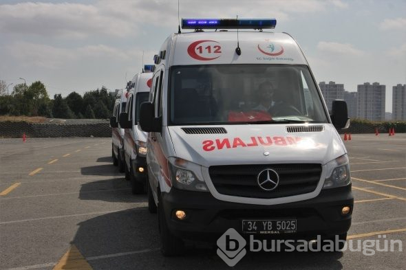 İstanbul'un ambulans sürücülerinin zorlu eğitimi