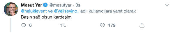 Haluk Levent acı haberi Twitter'dan duyurdu