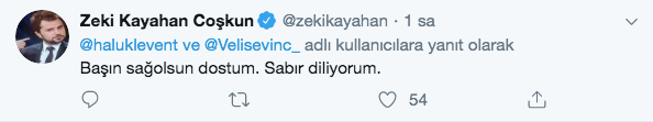 Haluk Levent acı haberi Twitter'dan duyurdu