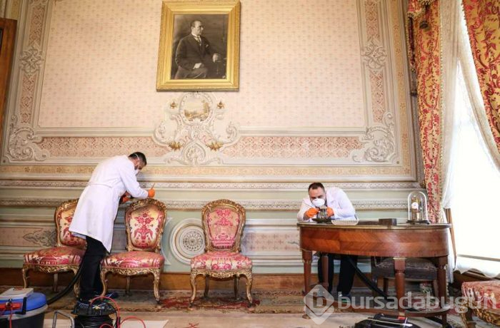 Dolmabahçe Sarayı on binlerin ziyaretine hazırlanıyor