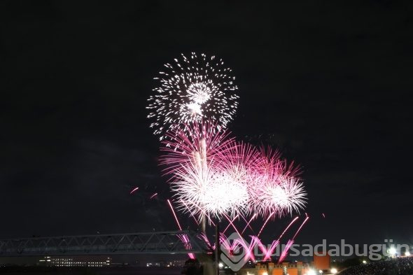 Tokyo'da havai fişek festivalinden renkli görüntüler