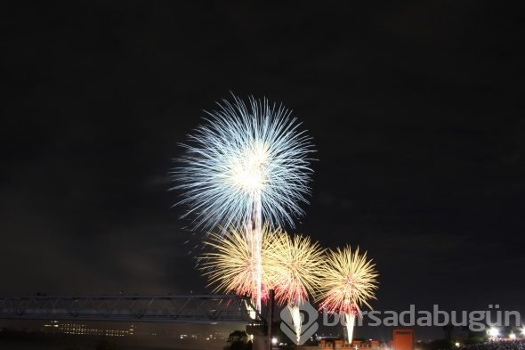 Tokyo'da havai fişek festivalinden renkli görüntüler