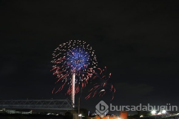 Tokyo'da havai fişek festivalinden renkli görüntüler