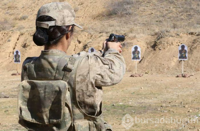 Kadın astsubay adaylarının gerçeği aratmayan uygulamalı eğitimleri ile göz dolduruyor
