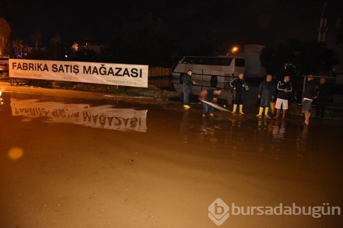 Bodrum'da sağanak!
