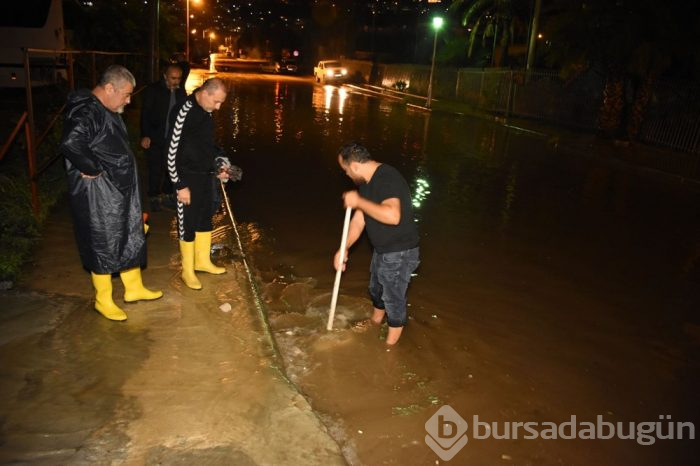 Bodrum'da sağanak!