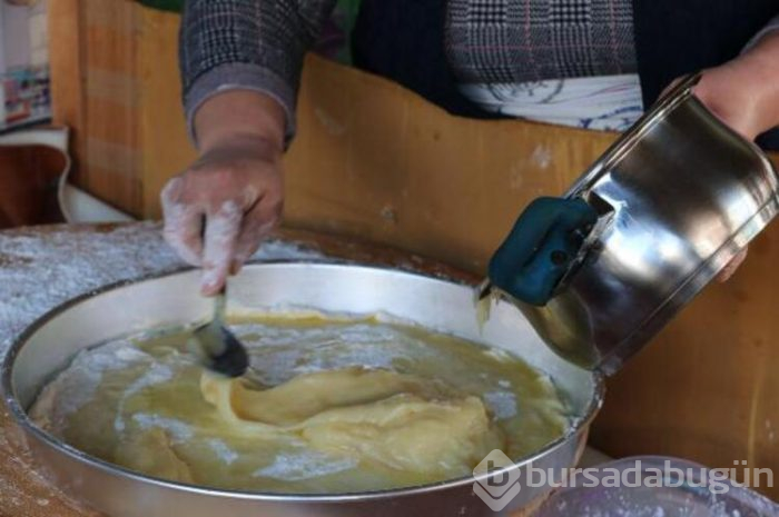 Salepten baklava yapımına başlandı