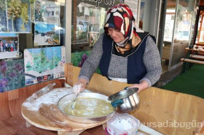 Salepten baklava yapımına başlandı
