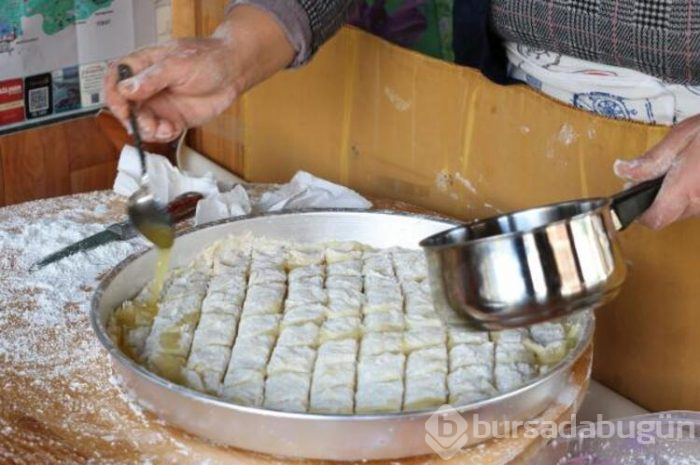 Salepten baklava yapımına başlandı